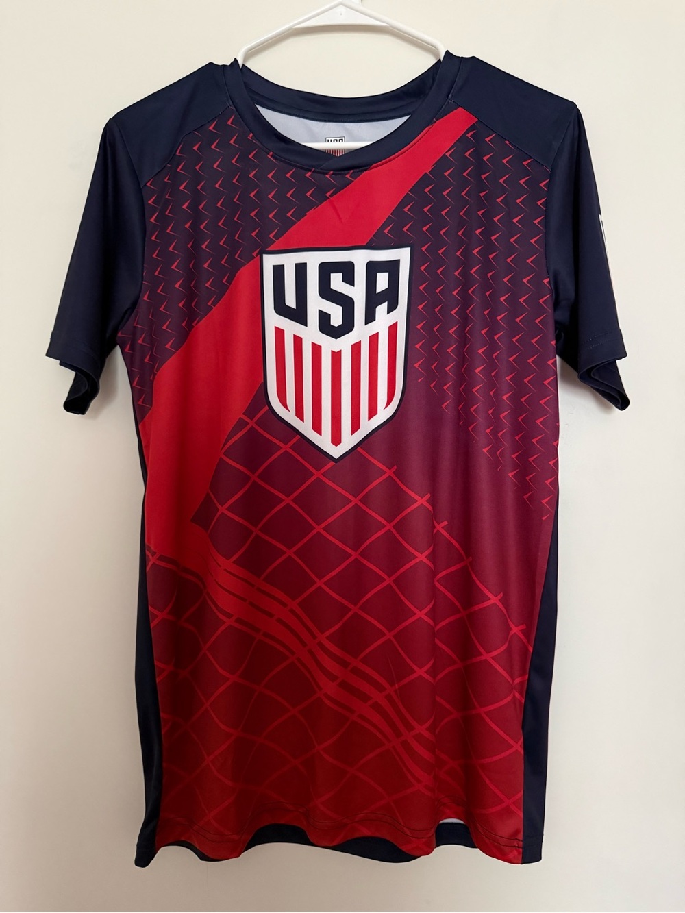 USA Red & Navy Women's Performance Soccer Jersey